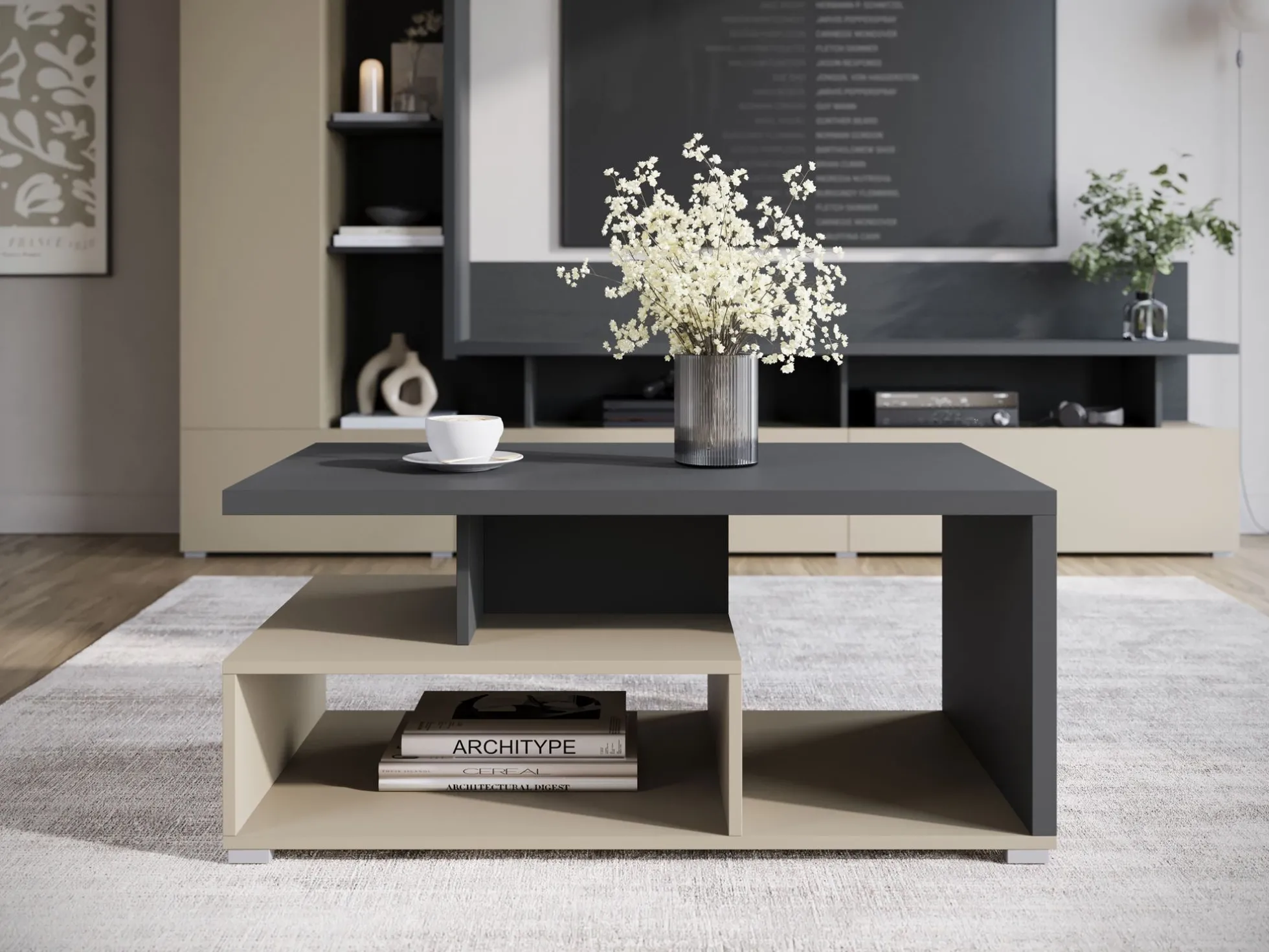 Sekai - Salontafel - Antraciet