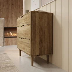 Selwood - Ladekast - Eikenpatroon - 90x43x93 cm