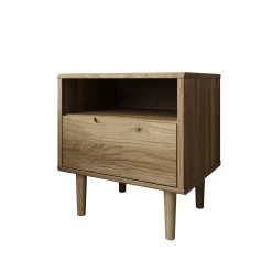 Selwood - Nachtkastje - Eikenpatroon - 55x43x58 cm