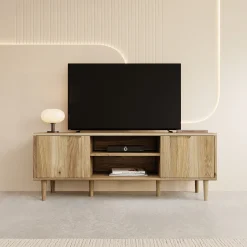Selwood - TV-Meubel - Eikenpatroon - 154x43x58 cm