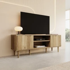 Selwood - TV-Meubel - Eikenpatroon - 154x43x58 cm