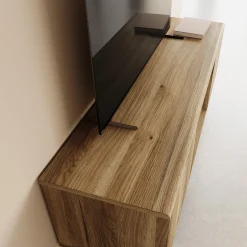 Selwood - TV-Meubel - Eikenpatroon - 154x43x58 cm