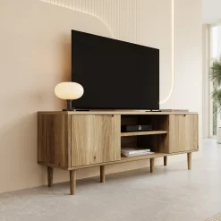 Selwood - TV-Meubel - Eikenpatroon - 154x43x58 cm