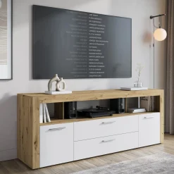 Sharon - TV-Meubel - Wit 2 - 181 cm