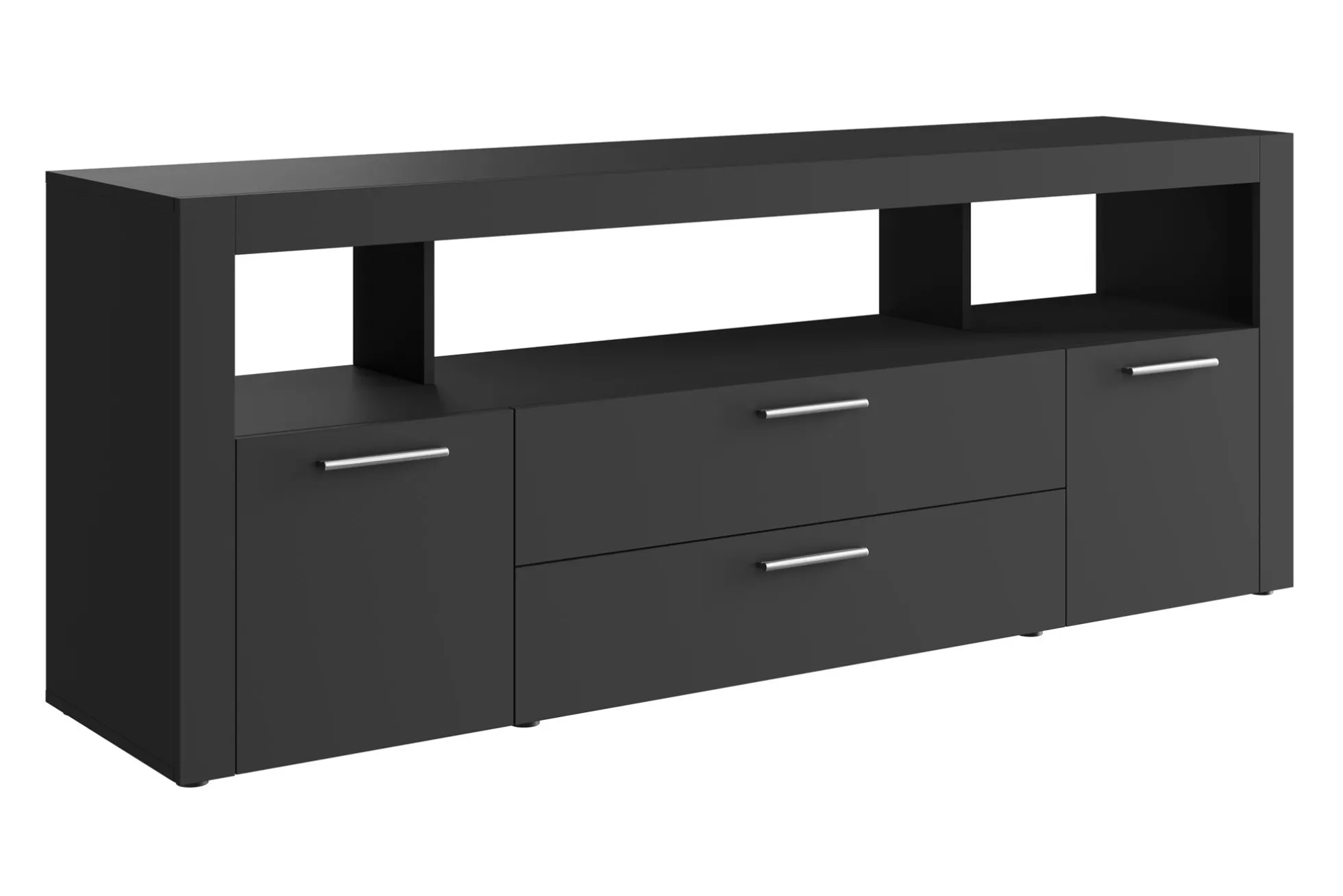 Sharon - TV-Meubel - Zwart - 181 cm