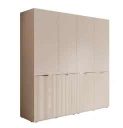 Shelton - Kledingkast 4-deurs - Beige