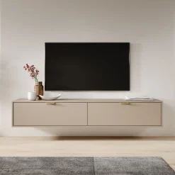 Silas - TV-Meubel - Beige - 175x33x35 cm