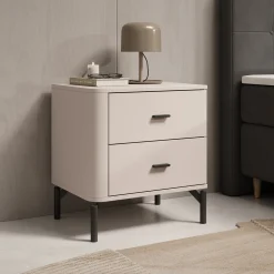 Sorello - Nachtkastje - Beige - 52x40x56 cm