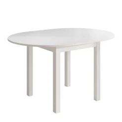South - Eetkamertafel - Uitschuifbaar - Wit - 100x100x76 cm