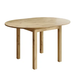 South - Eetkamertafel - Uitschuifbaar - Eiken - 100x100x76 cm