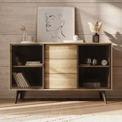 Spa - Dressoir - Eiken - 144x39x85 cm