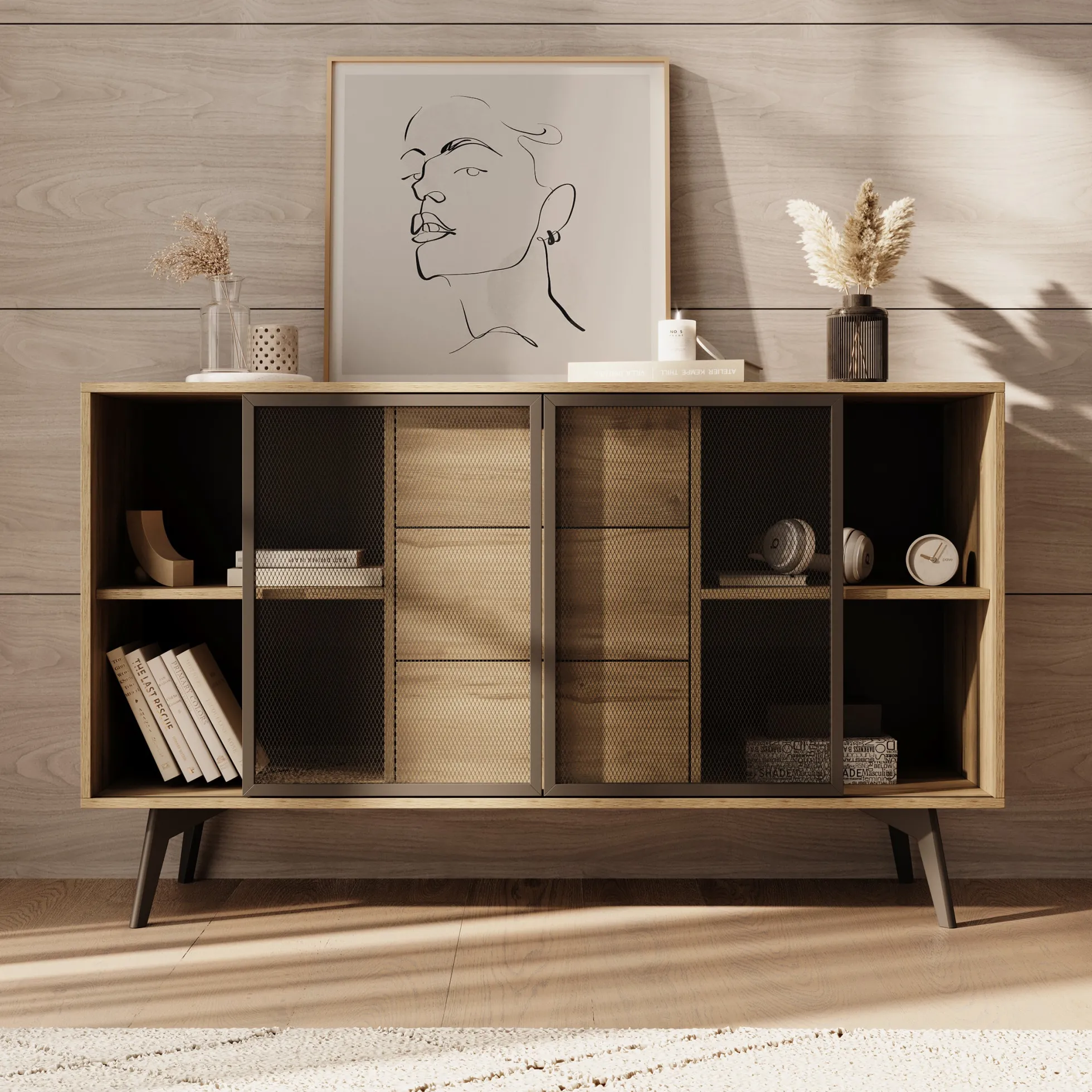 Spa - Dressoir - Eiken - 144x39x85 cm