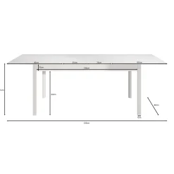 Steve - Eetkamertafel - Eiken - 160x80x77 cm