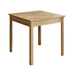 Steve - Eetkamertafel - Eiken - 80x80x77 cm