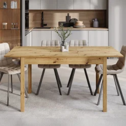 Steve - Eetkamertafel - Eiken - 120x80x77 cm