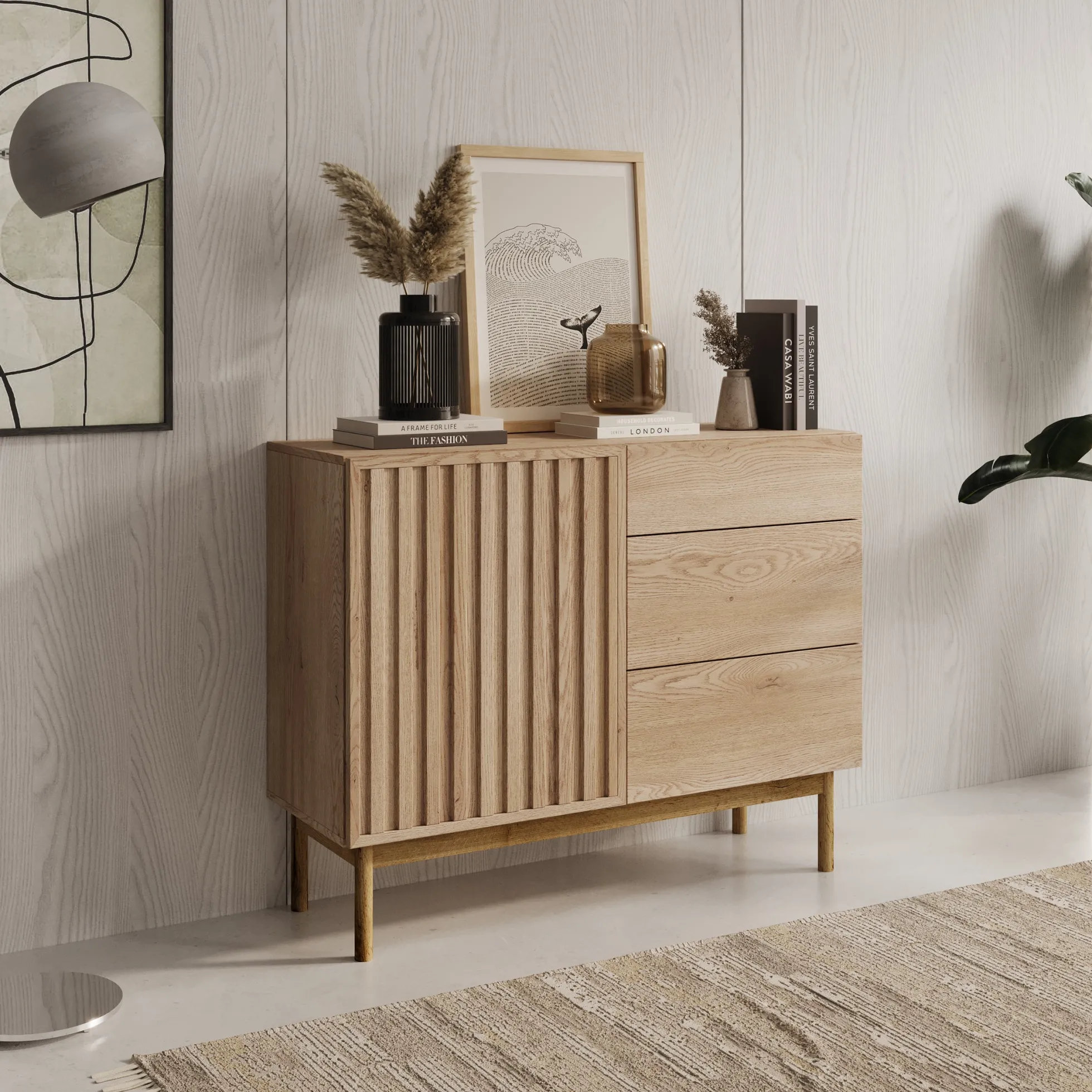 Storm 2 - Dressoir - Eiken - 106x37x84 cm
