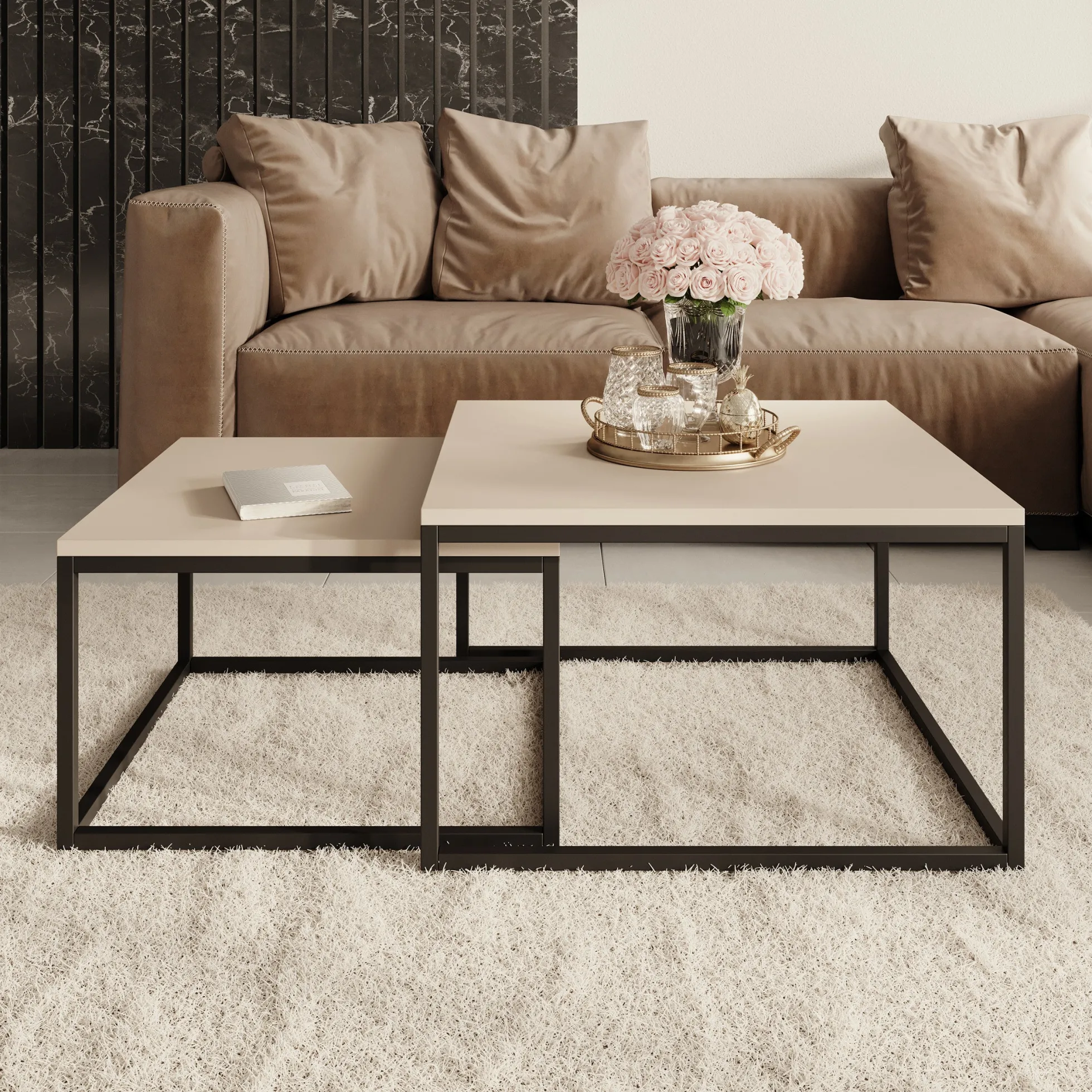 Styler - Salontafel set van 2 - Beige