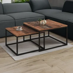 Styler - Salontafel set van 2 - Old wood
