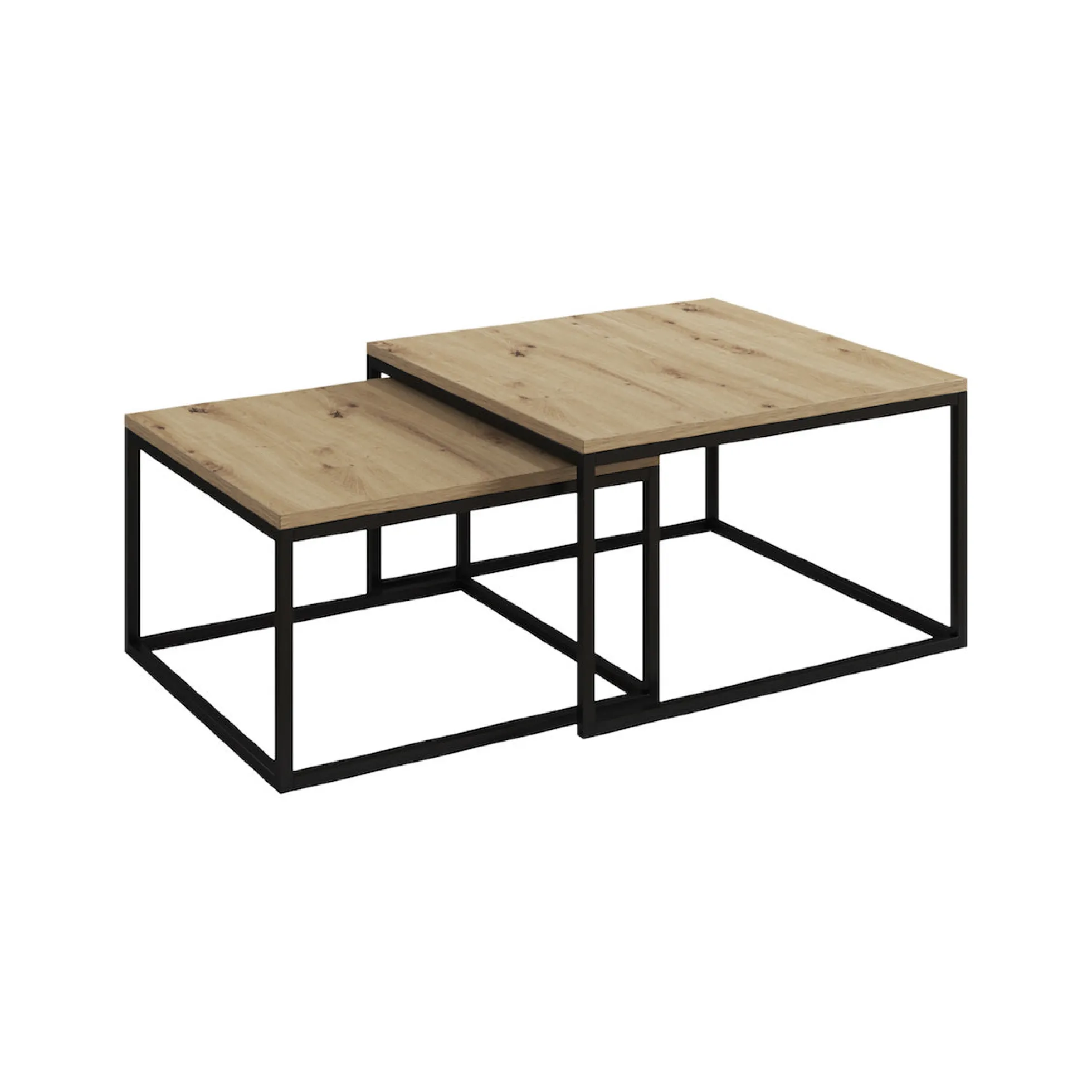 Styler - Salontafel set van 2 - Licht eiken
