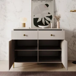 Syran - Dressoir - Beige - 114x42x90 cm