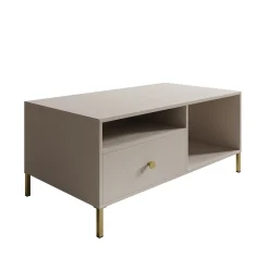 Syran - Salontafel - Beige - 110x60x48 cm