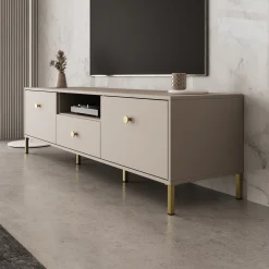 Syran - TV-Meubel - Beige - 168x42x48 cm