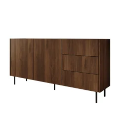 Tahiti - Dressoir - Donker eiken - 160x37x78 cm