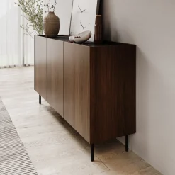 Tahiti - Dressoir - Donker eiken - 144x37x78 cm