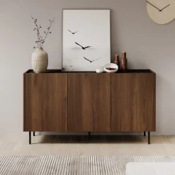Tahiti - Dressoir - Donker eiken - 144x37x78 cm