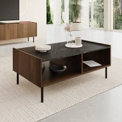 Tahiti - Salontafel - Donker eiken - 97x60x39 cm