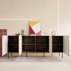 Tartagal - Dressoir - Donkerbruin/eiken - 200x42x81 cm