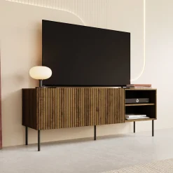Tartagal - TV-Meubel - Donkerbruin eiken - 150x42x58 cm