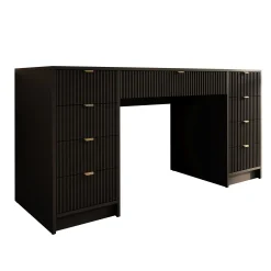 Tavares 2 - Bureau - Zwart - 154x55 cm