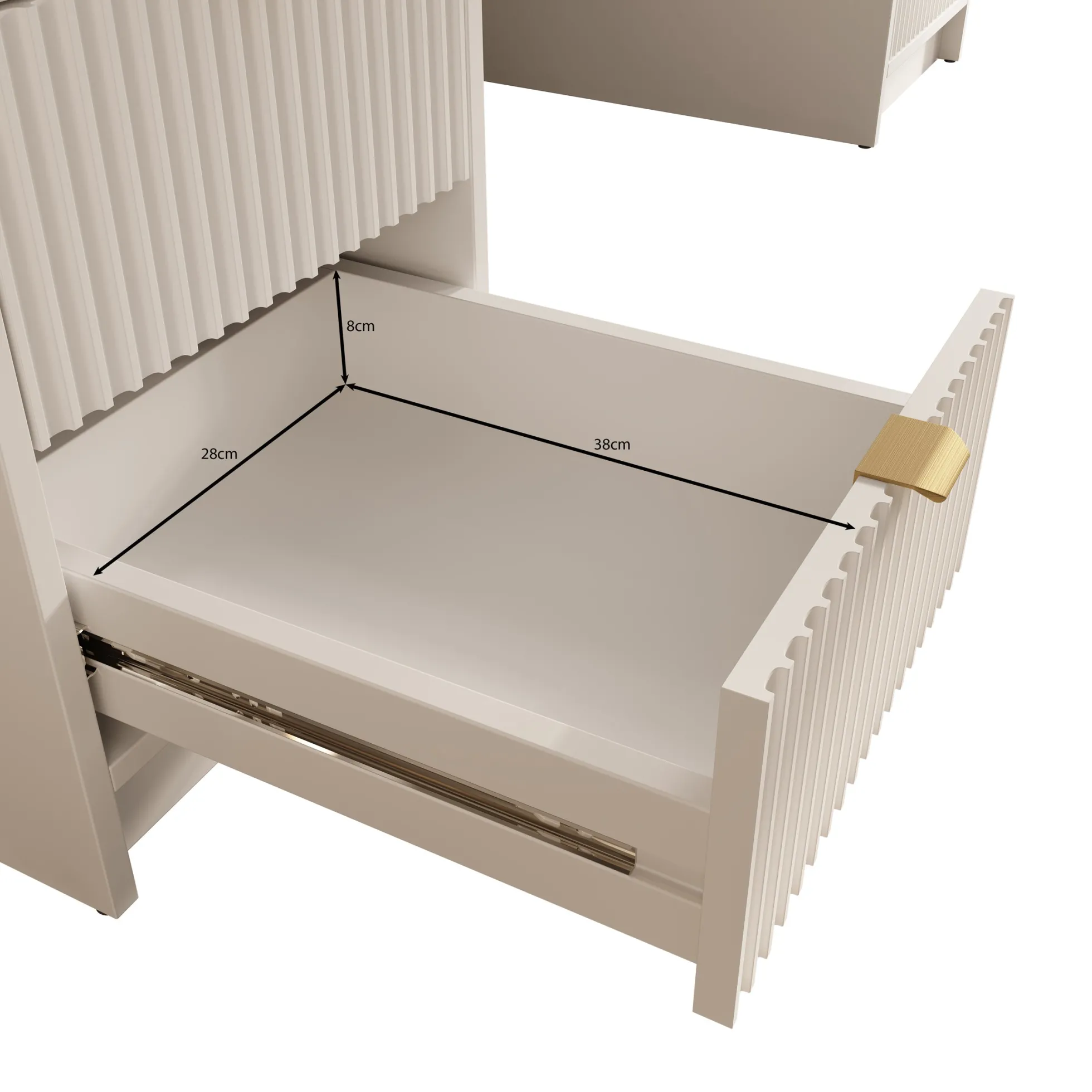 Tavares 2 - Bureau - Zwart - 154x55 cm