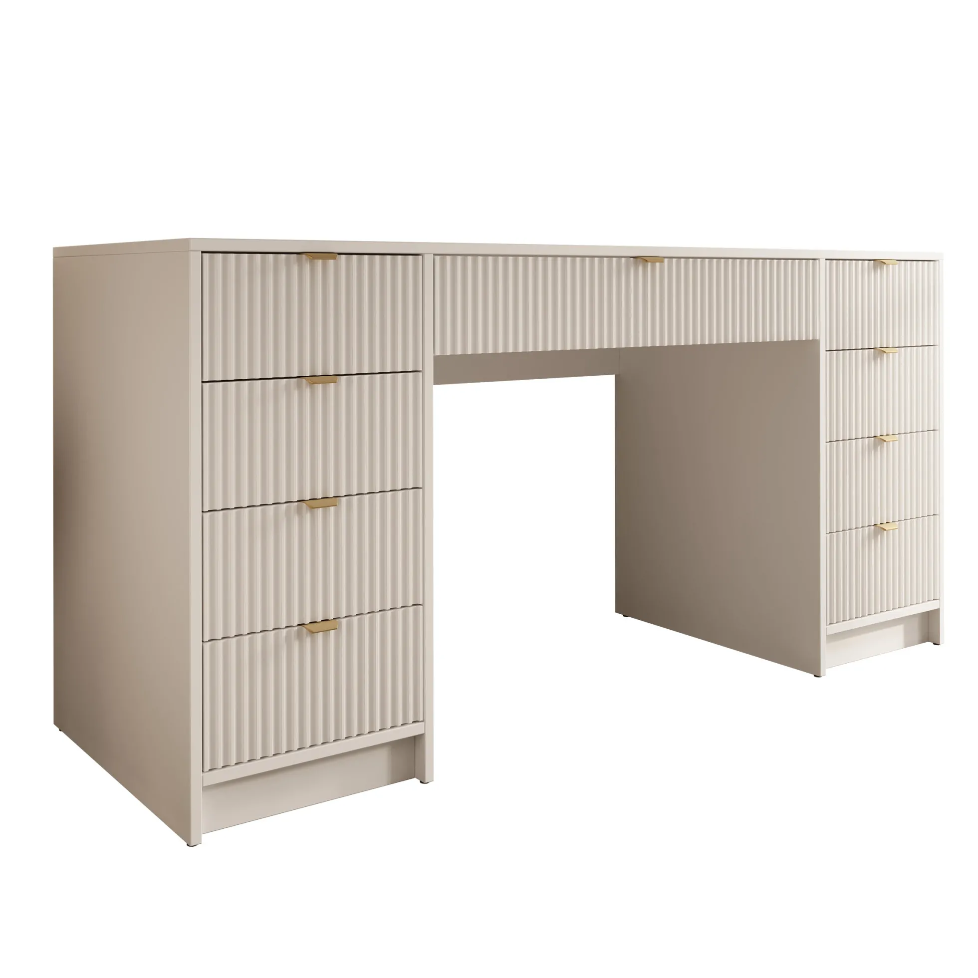 Tavares 2 - Kaptafel - Wit - 154x55x76 cm