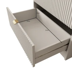 Tavares - Boekenkast - Wit - 60x40x180 cm
