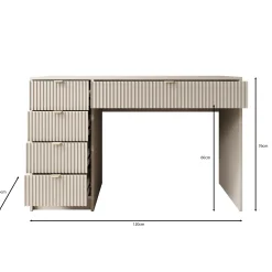 Tavares - Bureau - Beige - 120x55 cm