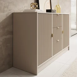 Tavares - Dressoir - Beige - 118x40x75 cm