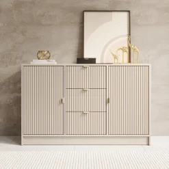 Tavares - Dressoir - Beige - 118x40x75 cm