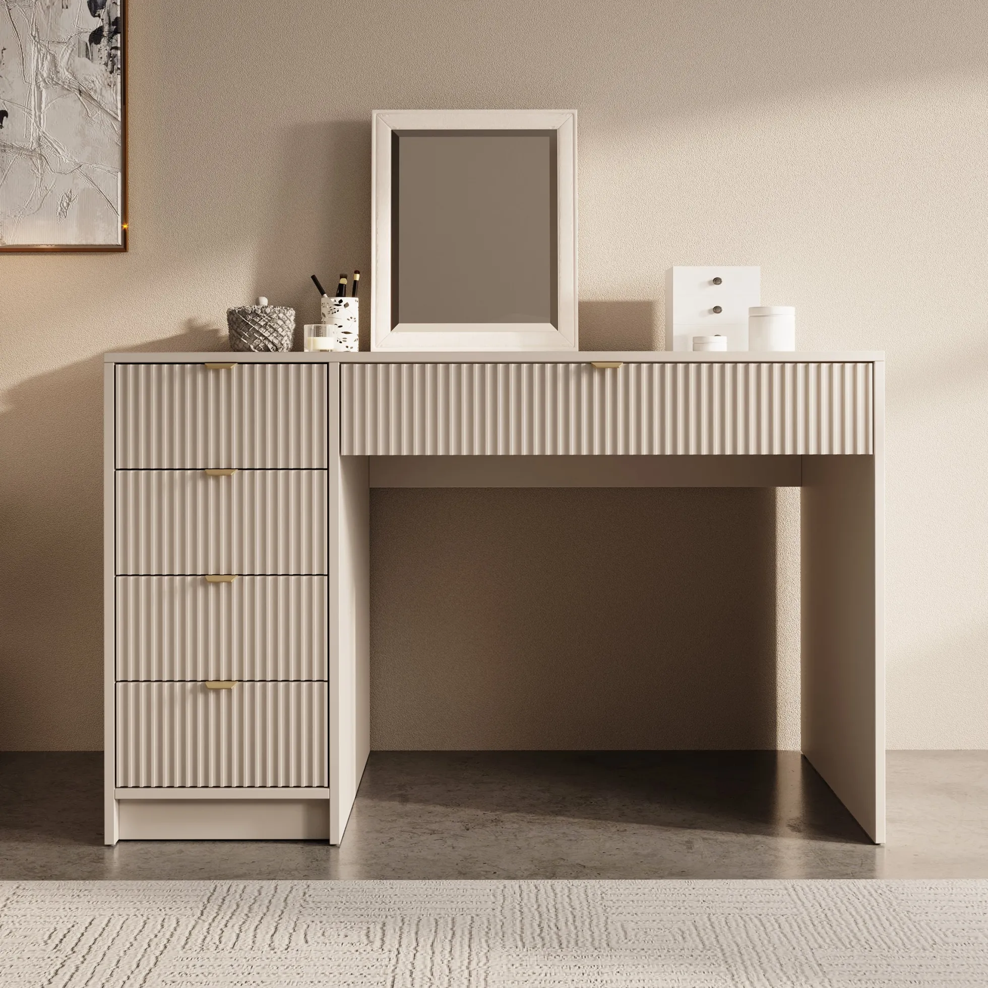 Tavares - Kaptafel - Beige - 120x55 cm