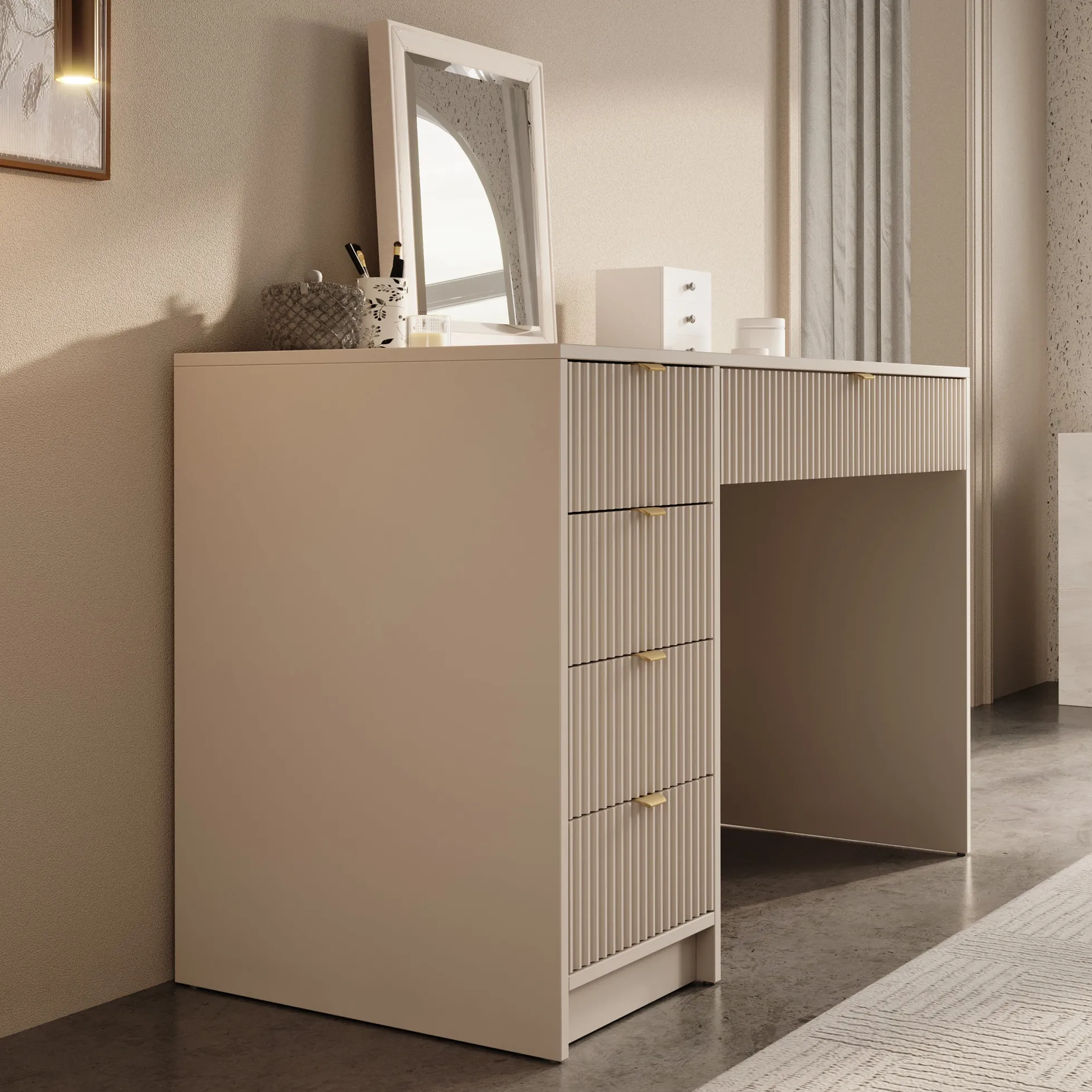 Tavares - Kaptafel - Beige - 120x55 cm