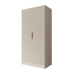 Tavares - Kledingkast met 2 deuren - Wit - 102x60x216 cm