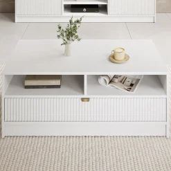 Tavares - Salontafel met lade - Wit