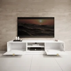 Tavares - TV-Meubel - Wit - 180 cm