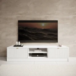 Tavares - TV-Meubel - Wit - 180 cm