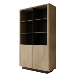 Taywan - Boekenkast - Eiken - 113x38x190 cm