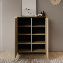 Taywan - Dressoir - Eiken - 113x38x133 cm