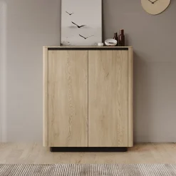 Taywan - Dressoir - Eiken - 113x38x133 cm