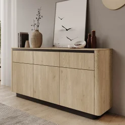 Taywan - Dressoir - Eiken - 163x38x83 cm
