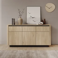Taywan - Dressoir - Eiken - 163x38x83 cm